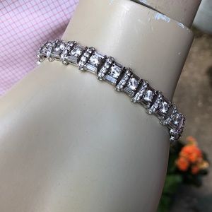 Sterling silver c.z bracelet